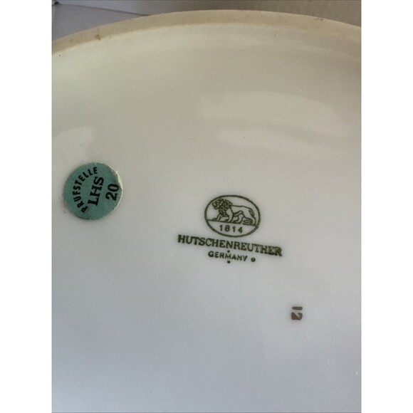 Vintage HUTSCHENREUTHER Mirabell Maria Theresia Dinnerware: HANDLED CASSEROLE - Picture 8 of 8